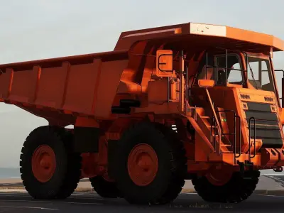 Truck Levo 779 ZBL - Unreal Engine Project Low-poly 3D model