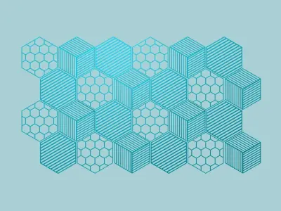 Hexagonal Wall Panel A11 - Interior Design Decoration 3D print model