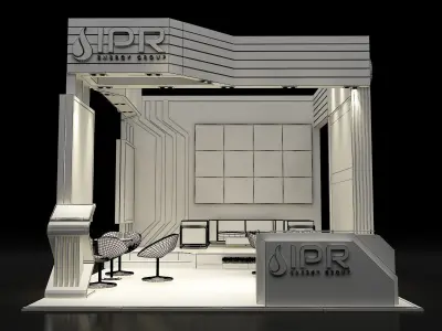 Booth Exhibition Stand a316 3D model