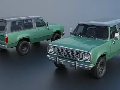 Dodge Ramcharger 1976 3D print model