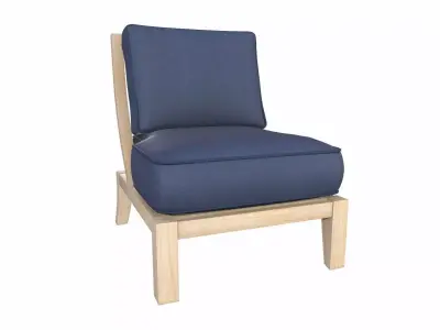 Contemporary Accent Chair 3D model