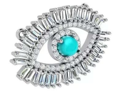 Eye Pendant 3801 3D print model