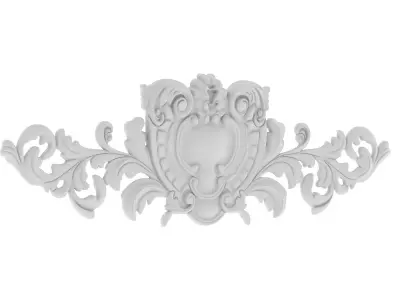 Cartouche Ornament 009 3D model