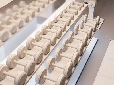  Fitness equipment 3D model