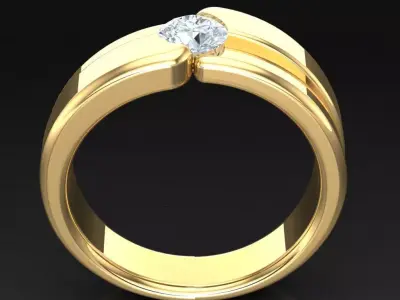 Luxury Men Rings Designs 6MR009 3D print model
