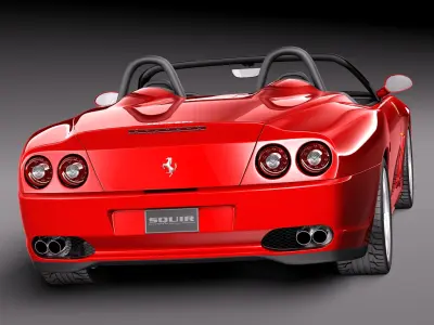 Ferrari 550 Barchetta 2000-2002 3D model
