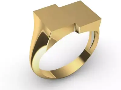signet ring model Free 3D print model