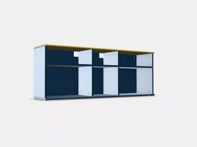 SKRUVBY TV bench 3D model