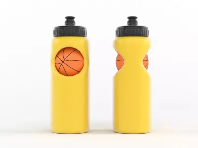 Water Bottle 3D model 10