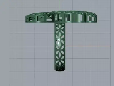 Butterfly gold service - ring earing neckless Free 3D print model