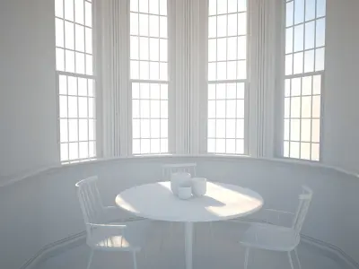 european dining 3D model