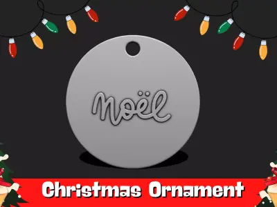 Christmas Ornament - Pendant -  Christmas Tree  - Decor - 02 3D print model
