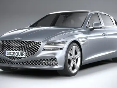 Genesis G80 2021 3D model