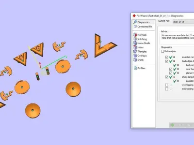 Louis Vuitton Stud Earrings  3D print model