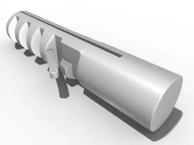 Wall anchor 3D model