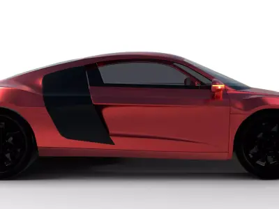 Audi r8 car Blender 3D model