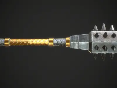 Mace 18 Low-poly 3D model