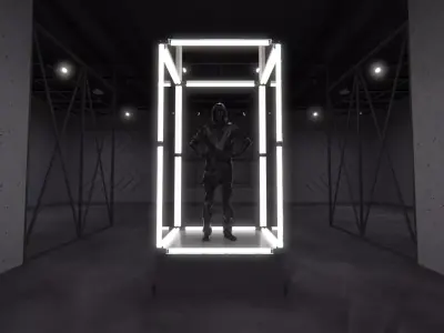 Transparent Booth Photo Opportunity 1 3D model