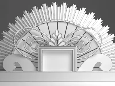 Wedding Stage 3D model 10