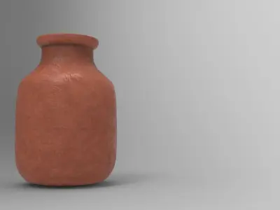 Blo Vase Low-poly 3D model