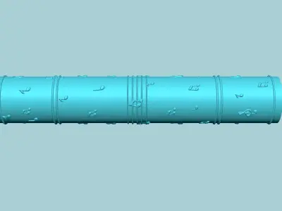 Texture Roll 35 - Music A Positive - Fondant Decoration Maker 3D print model