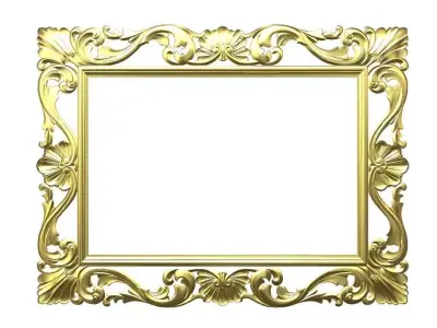 Frame ornament 3D print model buy