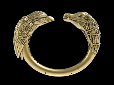 House bangle bracelet  3D print model