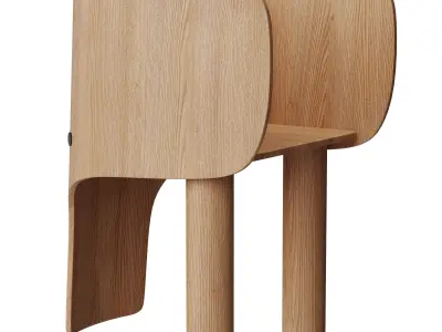 Elephant Chair Low-poly 3D model