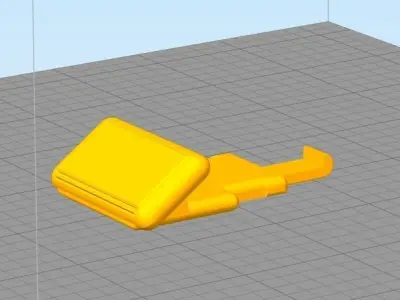 Mercedes-Benz R129 SL Center console box armrest push button 3D print model