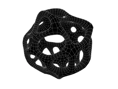 Abstract Shape v19 001 Low-poly 3D model