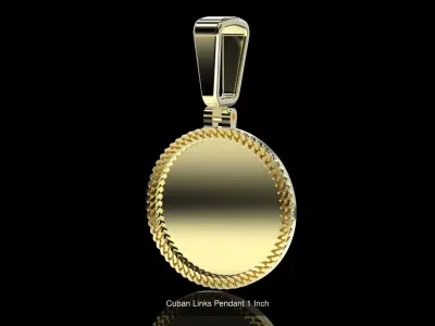 Cuban link Pendants 4 sizes pack 