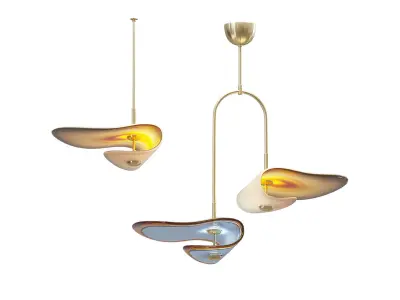 Brume Chandelier 3D model