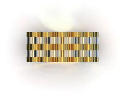 Mens Gold stl 3dm Ring Model ror0059 3D print model