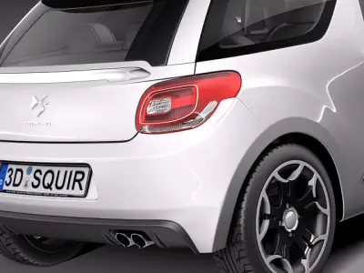Citroen DS3 Cabrio -2013 3D model