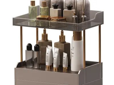 Beauty decorative set 3 3D model