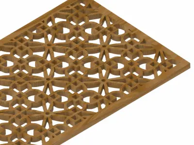 Decorative panel STL 3D model