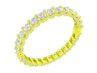 A7533 Luxury Diamond Eternity Bangle Bracelets 3D Model 3D print model