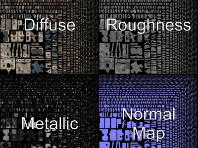 Gothic Castle Architecture Model Pack Low-poly 3D model