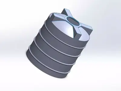 Water tank 3d model  3D model
