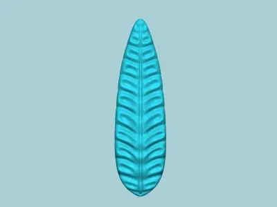 Fern Leaf Mould 03 - Artificial EVA Molding 3D print model