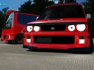 DAIHATSU MOVE AERODOWN  3D model