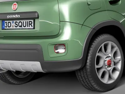Fiat Panda 4x4 2013 3D model