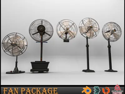Fan Package 3D model
