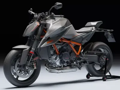 KTM 1290 Super Duke R 2021 Low-poly 3D model