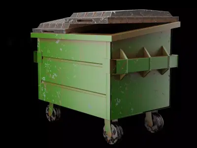 trash can Free 3D model