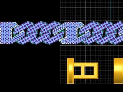 cuban chain luxury   3D print model