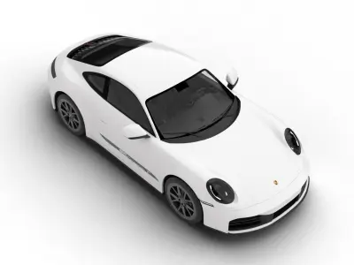 Porsche 911 Carrera T 2025 3d model 3D model