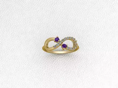 Infinity rings 3D print model purchase