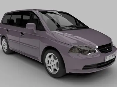 HONDA ODYSSEY RA6 JAPAN 2001 3D model