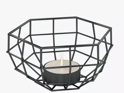 Deco De Ville Geometric Pattern Tea Light Centerpiece Decoration 3D model